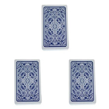 3X Poker Cards Waterproof Texas Hold'Em Playing Cards Black Jack Plastic Game Card Poker Game Board Game Card-
