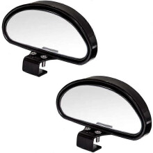 espejos retrovisores ajustables para punto ciego del coche, espejo retrovisor universal convexo de gran angular con amplio campo de vis