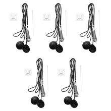 5X 21-INCHES Wire Length 1/4 Inch Output Jack 2 in 1 Piezo Pickup Disc Transducer for Guitar Violin Ukulele(with Cover)