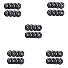 40-Pack Inline-Skate-Hjul, Rullskridskohjul för Inomhus/Utomhus, Byte Av Rullskivor med Lager 64 mm