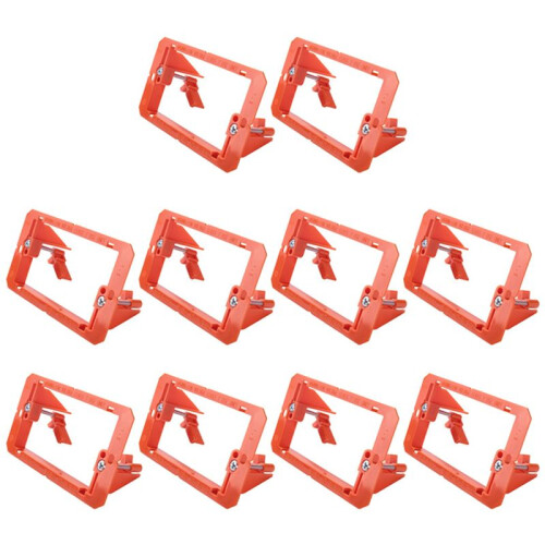 Low Voltage Mounting Bracket 1 Gang Multipurpose Drywall Mounting Wall Plate Bracket - (Single Gang, 30 Pack) 1