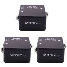 3X MOSKY PURE BUFFER Guitar Pedal Buffer Guitar Effect Pedal Full Metal Shell Guitar Parts & Accessories