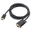 Καλώδιο DisplayPort σε VGA, προσαρμογέας 6 ποδιών από αρσενικό σε αρσενικό για οθόν 1