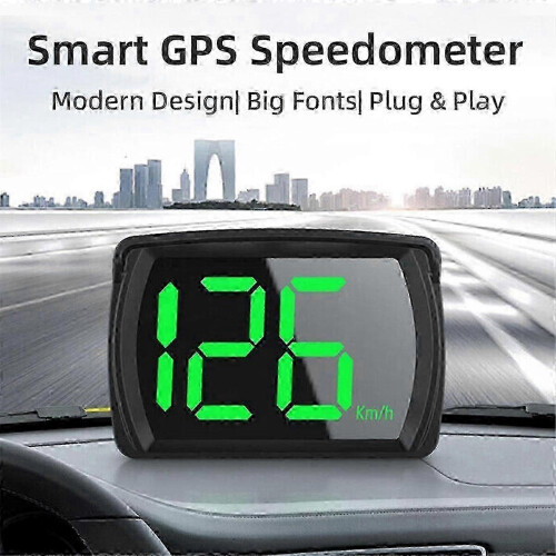 Ψηφιακό ταχύμετρο GPS γενικής χρήσης με οθόνη LCD HD, Plug and Play, μεγάλη γραμματοσε 1