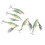 τεμάχια τεχνητά δολώματα ψαρέματος, ρεαλιστικό δόλωμα με σαλαγκιές για ψάρε 4