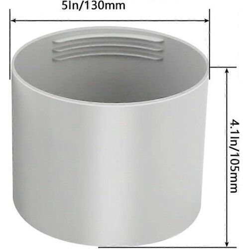 Σύνδεσμος σύνδεσης σωλήνα εξαερισμού AC 130 mm γενικής χρήσης, δεξιόστροφο και 1