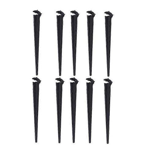Hose Drip Irrigation Ground Insertion Stakes Fixing  C-Shape Hook Fixed Stem Holder