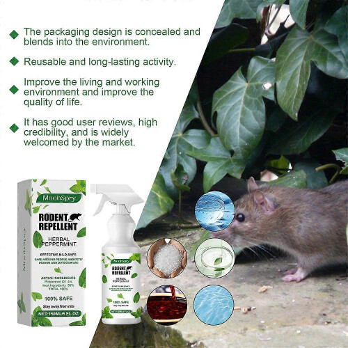 (3pcs) Mouse Repellent Spray Natural Mouse and Rat Repellent 1