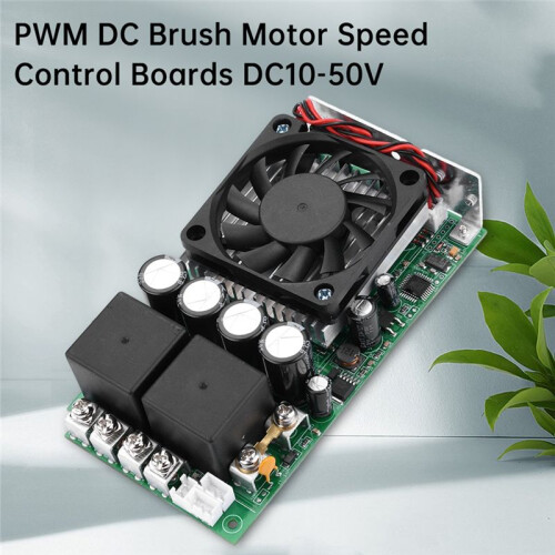 Wide Voltage DC10-50V 100A 3000W PWM  Brush Motor Speed Controller Programmable PLC Controlled 2