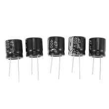 5 pcs 400V 47UF 18 x 20mm Aluminum Electrolytic Capacitor
