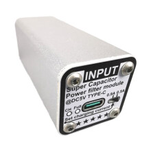 Type-C to Type-C 5V Super Capacitor Power Filter Enhanced Audio Dynamics for Audio Video Equipment PC