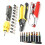 5-piece Suit Hand Compression Crimping Tool Crushing Clamp with Wire Stripping P 4
