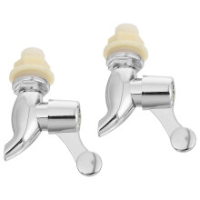 rubinetti di ricambio per dispenser di bevande, rubinetto per secchiello e caraffa per feste in casa, colore argento, adatti a diametri