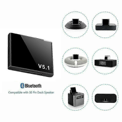 Adattatore dock wireless con ricevitore Bluetooth a 30 pin compatibile con iPod, iPhone e Bose Sound Dock. 2