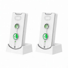 Citofoni wireless per anziani, sistema di comunicazione bidirezionale a lungo raggio da stanza a stanza con base di ricarica, confezion