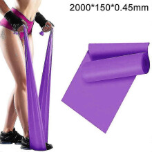 Set di fasce elastiche di resistenza, fasce elastiche per esercizi di stretching da 2000 mm, cinghie elastiche inodore per yoga, allena