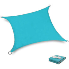 Sun Shade Sail Waterproof Square, Shade Sails 95% Uv Blocker Sunshade