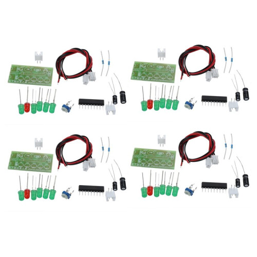 4X KA2284 Audio Level Meter Level Indicating Suit LED Indicator DIY Kit for