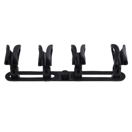 Suporte de Microfone com Base de Barra para Microfone e Clipe de Microfone para Transmissão Ao Vivo, Suporte de Microfone, B