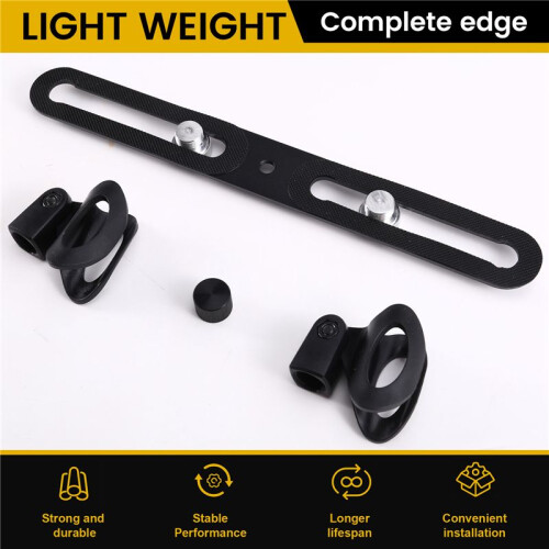 Suporte de Microfone com Base de Barra para Microfone e Clipe de Microfone para Transmissão Ao Vivo, Suporte de Microfone, A