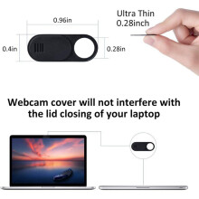 Webcam Cover, 24-Pack Ultra Thin Design Web Camera Cover Slide for Laptop, PC, , , Computer, , Pro- Black