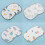 4-Pack Large 10-Layer Cotton Hand Towels, Soft, Highly Absorbent, Durable for Everyday Washing 1