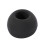 50 Pcs Black Earbud Replacement Tips In-Ear Soft Silicone Covers for Comfortable Fit 3