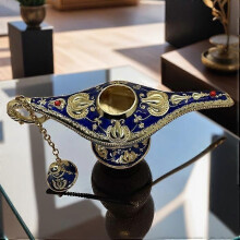 Rare Collectible Aladdin-Style Magic Lamp Genie Pot Classic Decorative Ornament for Home Display and Gift
