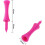 Plastic Golf Tees 50 Pack, 2 3/4 Inch Set, Pro Height Control, Practice Use, Pink 3