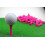 Plastic Golf Tees 50 Pack, 2 3/4 Inch Set, Pro Height Control, Practice Use, Pink 4