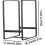 2 Pack Plate Holders Organizers Upright Cabinet Dish Drying Rack 4
