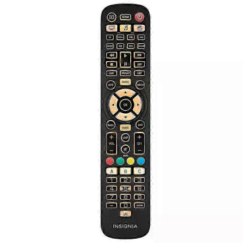 New Original 8-Device Backlit Universal Remote Control with Learning Function, Black 2