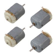4Pcs Moteur MagnéTique Une 2 Broches 19000RPM 3-6V pour Modèle RéDuit D'Avion RC