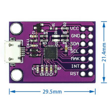 5X Módulo CP2112 Placa de Depuración CCS811 Módulo de Comunicación USB A SMBus/I2C Módulo de Comunicación USB A I2C Rápido