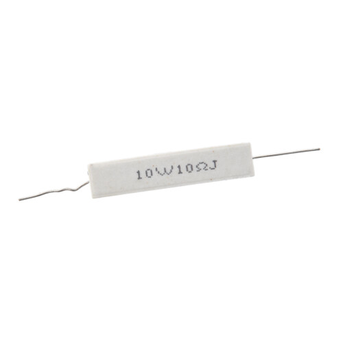 10W 10 Ohm 5% Winding Ceramic Cement Power Resistor x 10 1