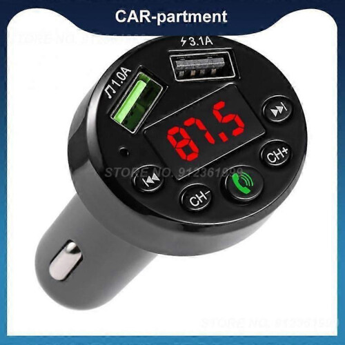 3.1a Dual Usb Wireless Modulator Bluetooth Fast Charger Car Charger Car Fm Transmitter 1