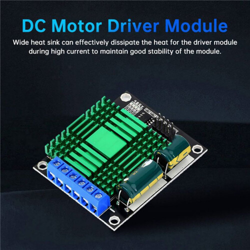 2X  9V-30V 60A 2Way PWM  Motor Driver Module Speed Controller High Power H-Bridge Forward/Reverse Speed Adjustable 2