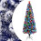 VidaXL vidaXL Künstlicher Weihnachtsbaum mit Beleuchtung 210 cm Glasfaser 1
