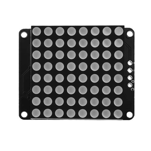 8X8 LED Matrix Module HT16K33 I2C Interface LED Dot Matrix Module Support Expansion Connection LED Electronic Screen C 1