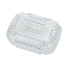 Caja de Almacenamiento para Auriculares de Gran Capacidad, A Prueba de Polvo, Impermeable, A Prueba de Golpes, Transparente,