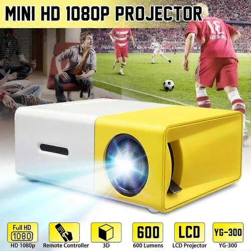 LED Home Mini Projector Support 1080P HD USB AV TF Portable Media Player Electronics 1