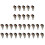 30X Guitar Effects Pedal Box Momentary SPST Button Stomp Foot  Push Button 1