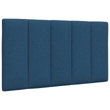 vidaXL Kopfteil-Kissen "Hanko" Blau 80 cm Stoff