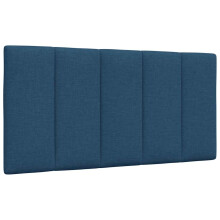 vidaXL Kopfteil-Kissen "Hanko" Blau 100 cm Stoff