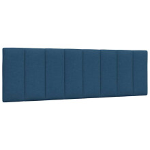 vidaXL Kopfteil-Kissen "Hanko" Blau 160 cm Stoff