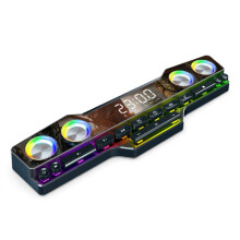 Altavoces de Colores Deslumbrantes V18, Juegos de Computadora de Escritorio para el Hogar, Gran Sonido, Luces LED de Colores, Teclado para Juegos,