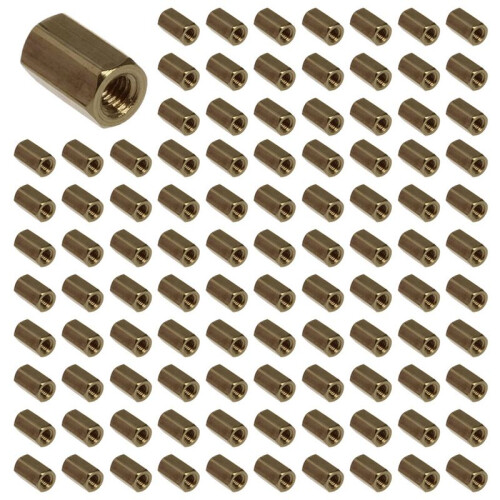 1000X Metall Hex M3 Innengewinde Standoff PCB Spacer 8mm Koerper
