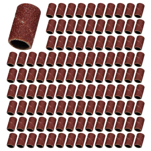 400 PCS Nail Drill Sanding Band Machine Replacement Bits Pedicure (80 )