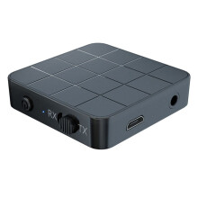 2 in 1 5.0 Audio Transmitter Receiver Wireless 3.5mm Adapter Stereo Audio Dongle for TV Car Speakers