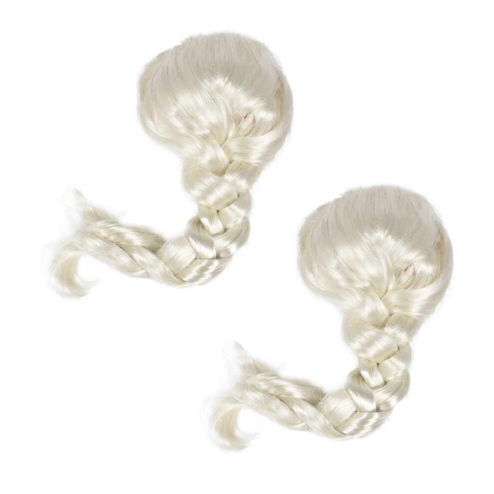 Bobotron 2X Beautiful Adult Wig Light Gold Braid Dressing